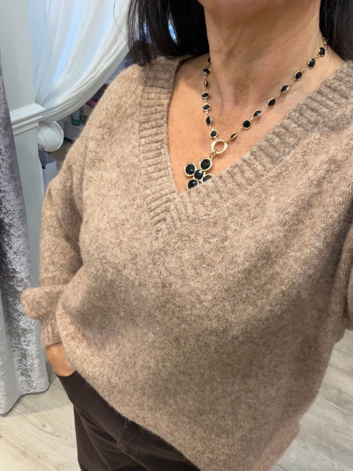 Grace V Neck Jumper