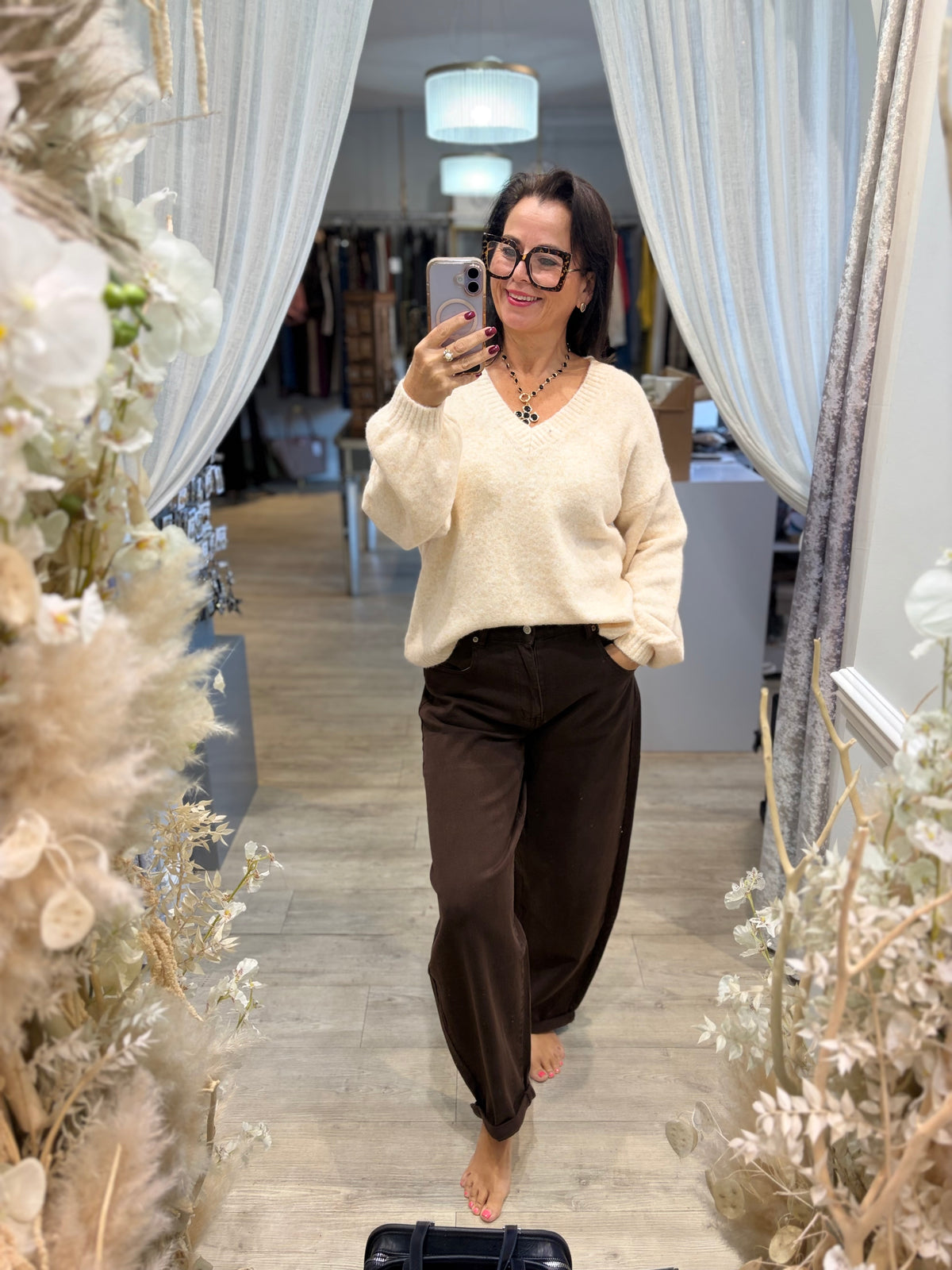 Grace V Neck Jumper
