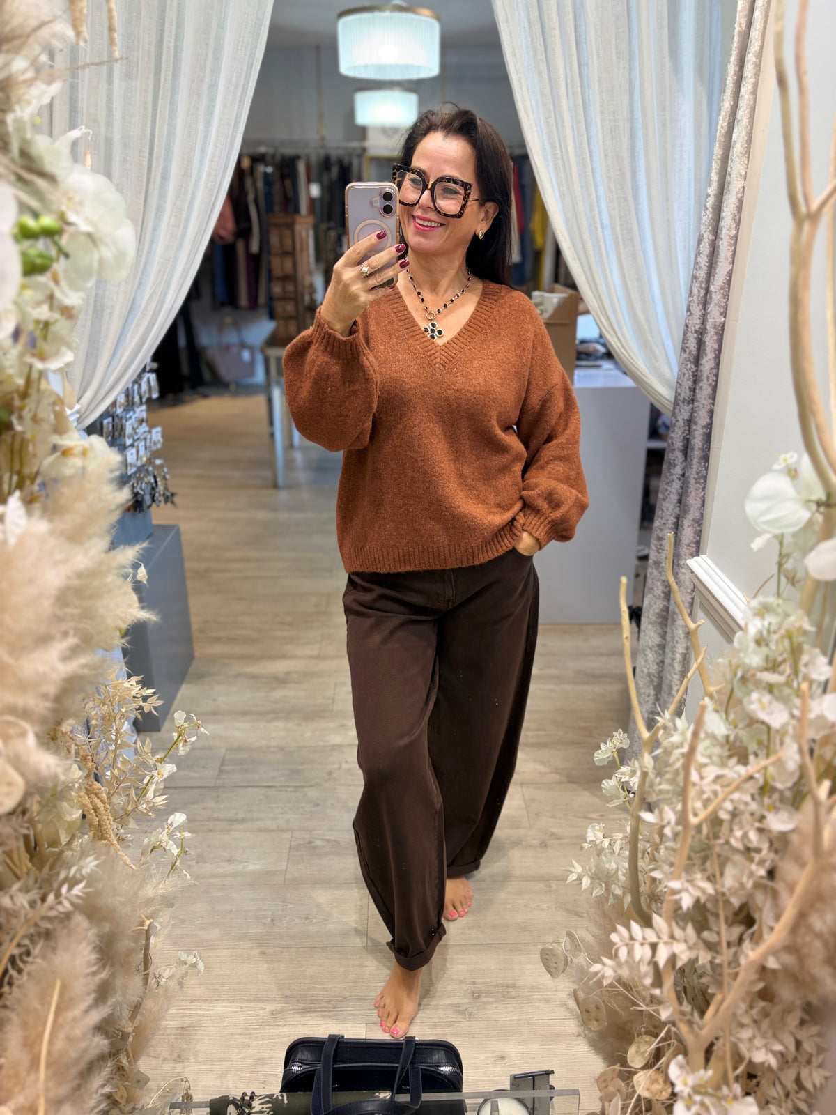 Grace V Neck Jumper