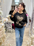 Floating Hearts Sweatshirt