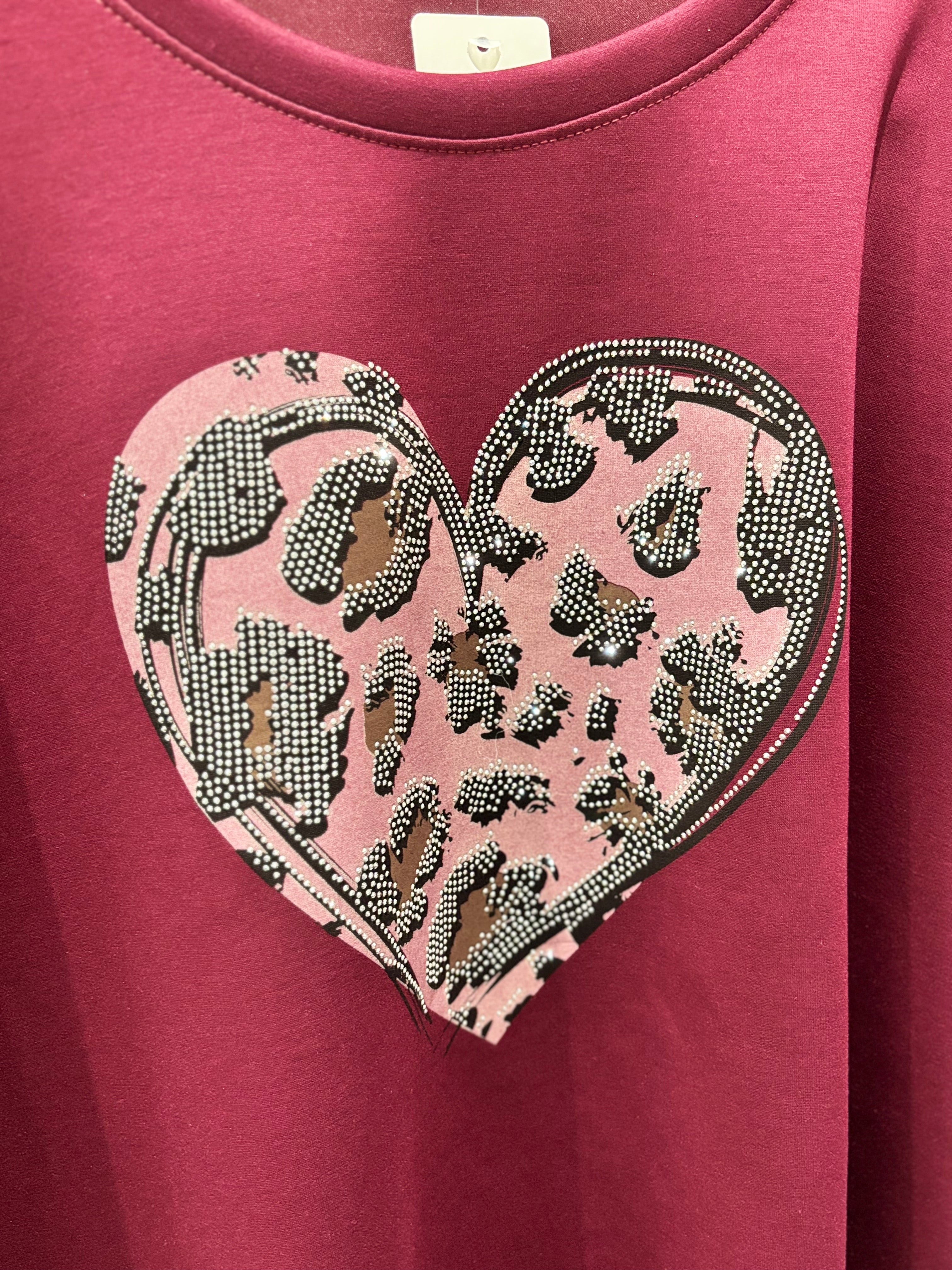 Crystal Heart Sweatshirt