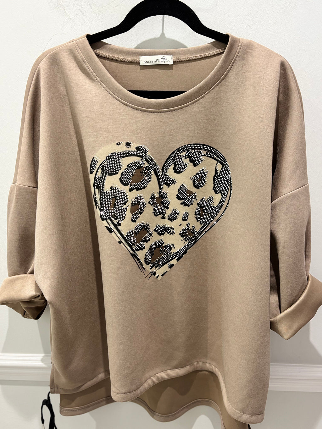 Crystal Heart Sweatshirt