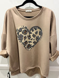 Crystal Heart Sweatshirt