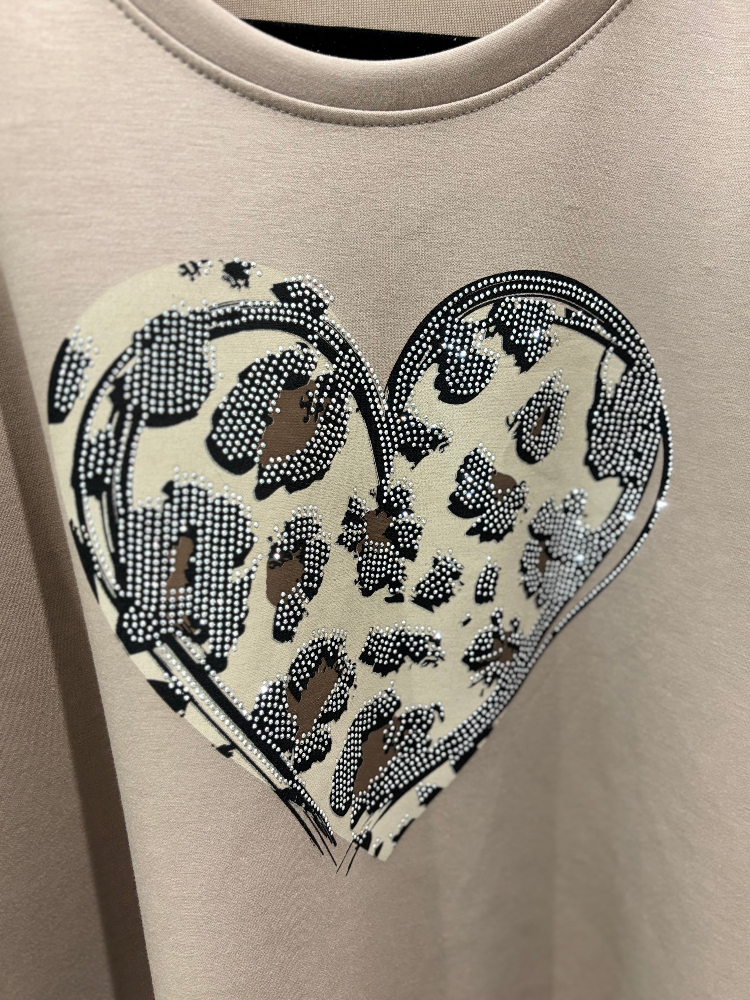 Crystal Heart Sweatshirt