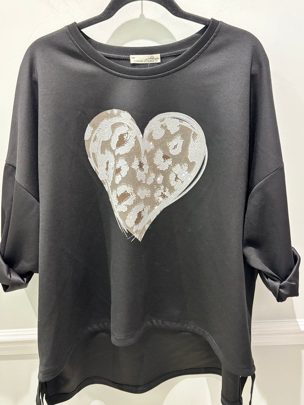 Crystal Heart Sweatshirt