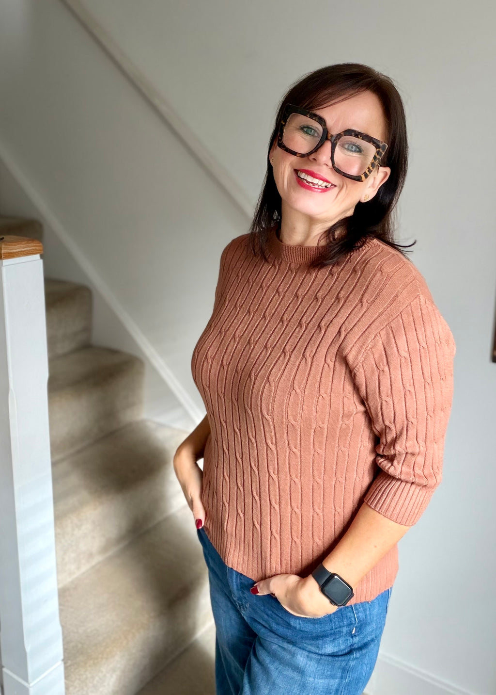 Priya Cable Front Jumper