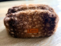 Deer Print Faux Fur Cosmetics Bag