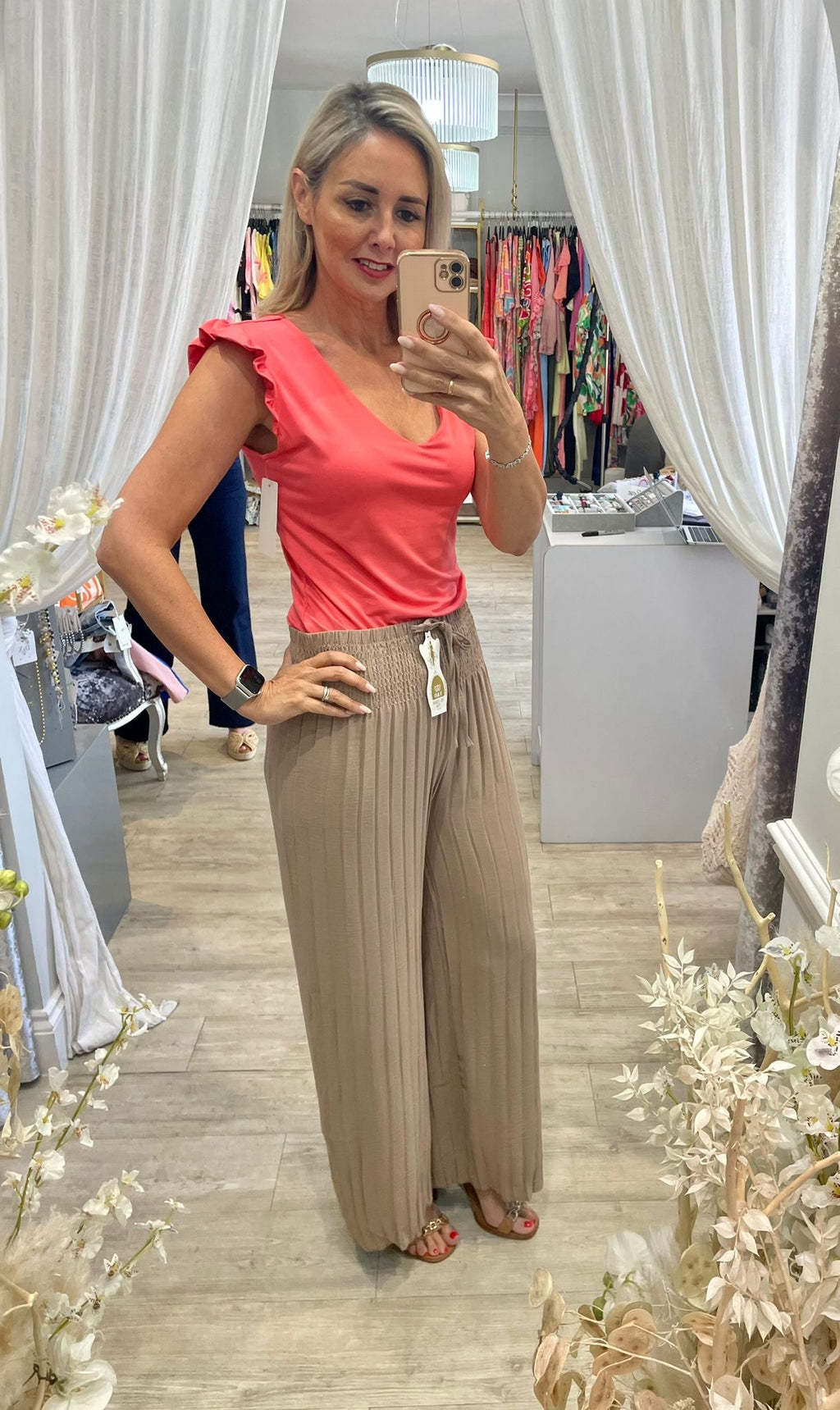 Frill Shoulder Zara Top