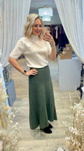 Leslie Pleated Skirt