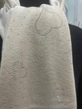 Crystal Heart Scarf