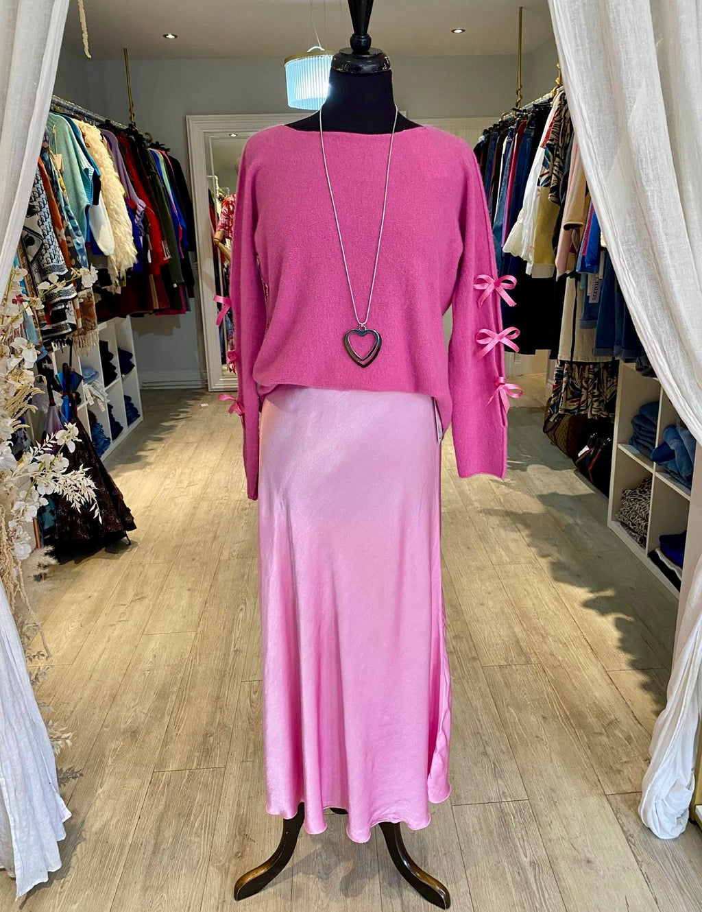 Satin Slip Skirt