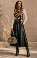 Kitty Faux Leather Skirt