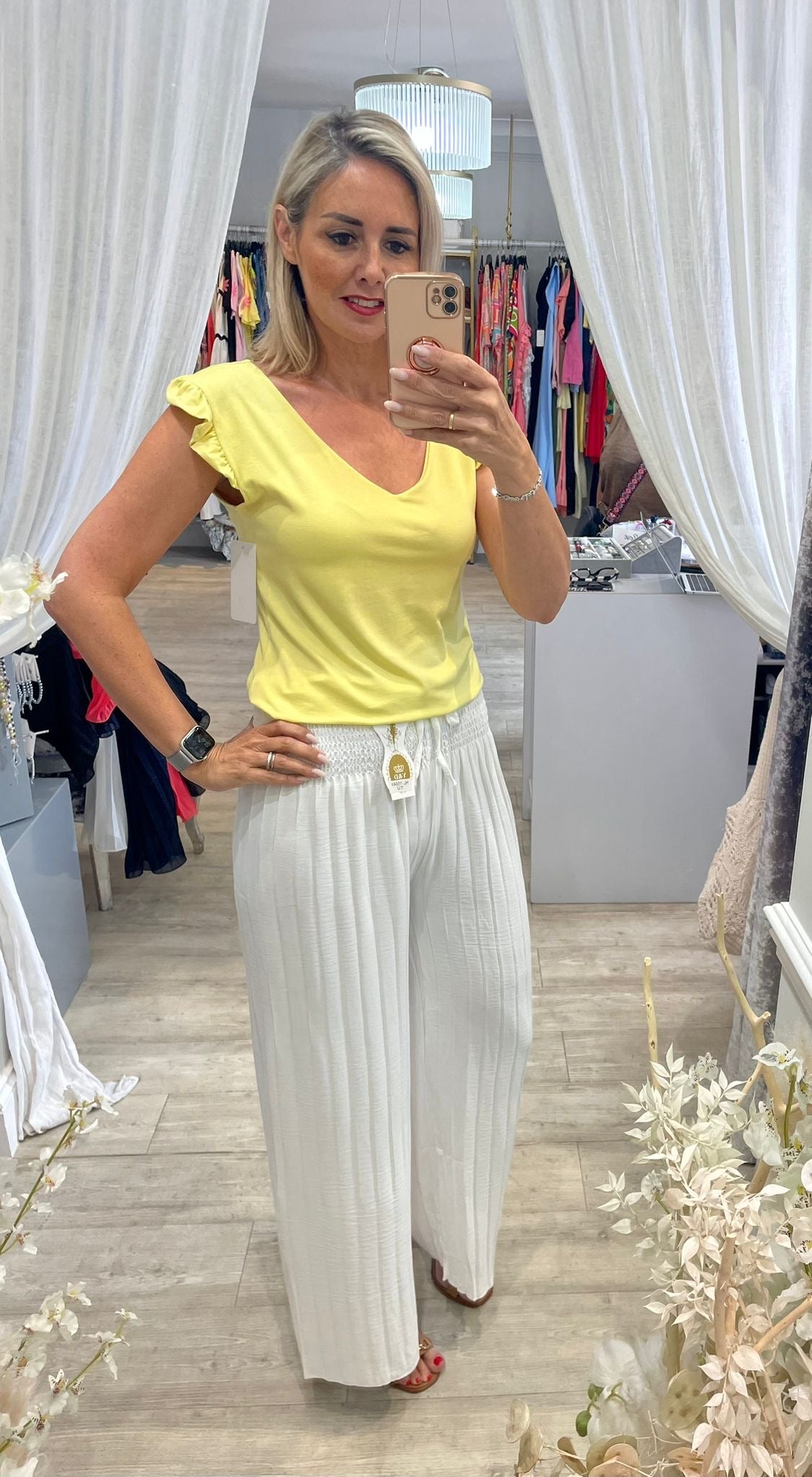 Frill Shoulder Zara Top