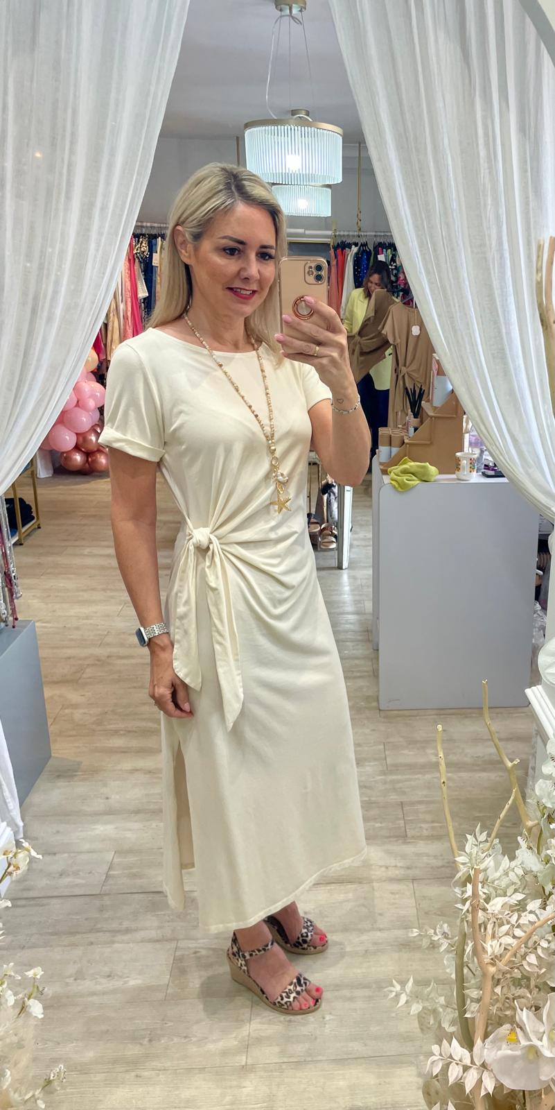 Knotted Jersey Dress