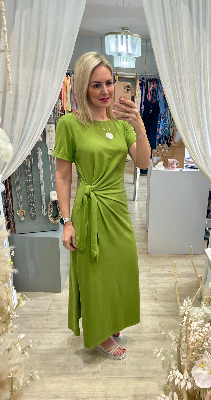 Knotted Jersey Dress