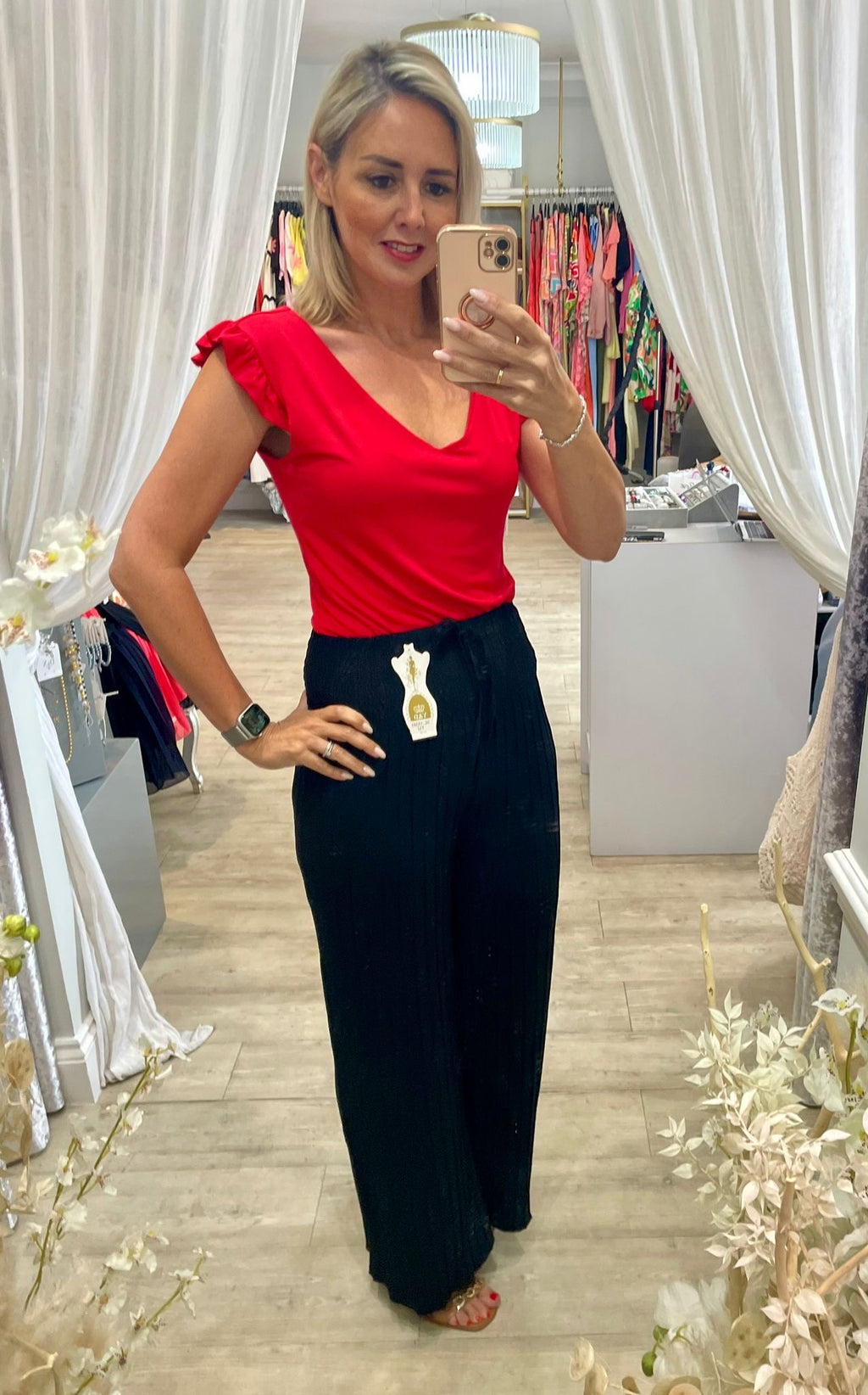 Frill Shoulder Zara Top