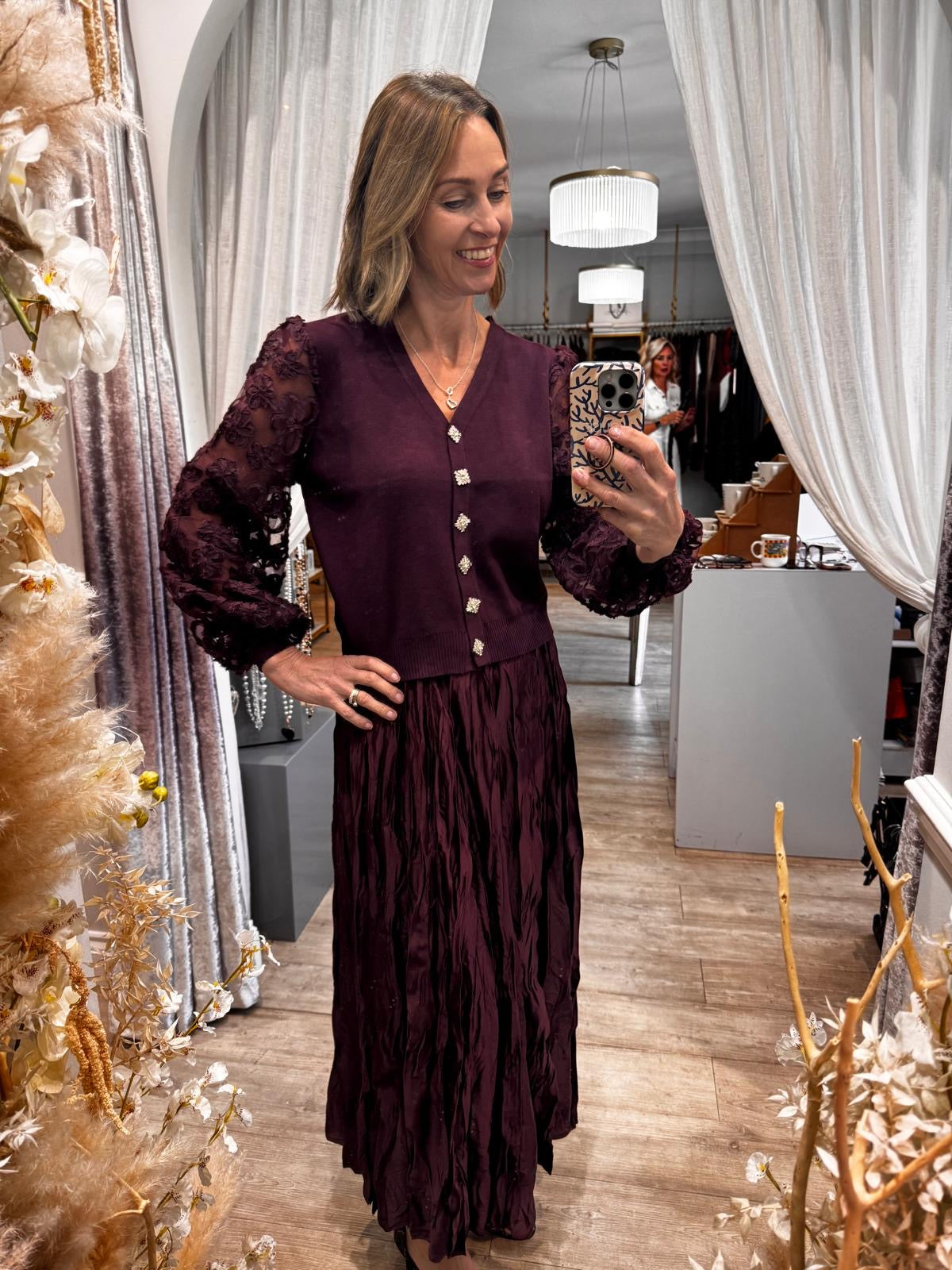 Dana Crinkle Skirt