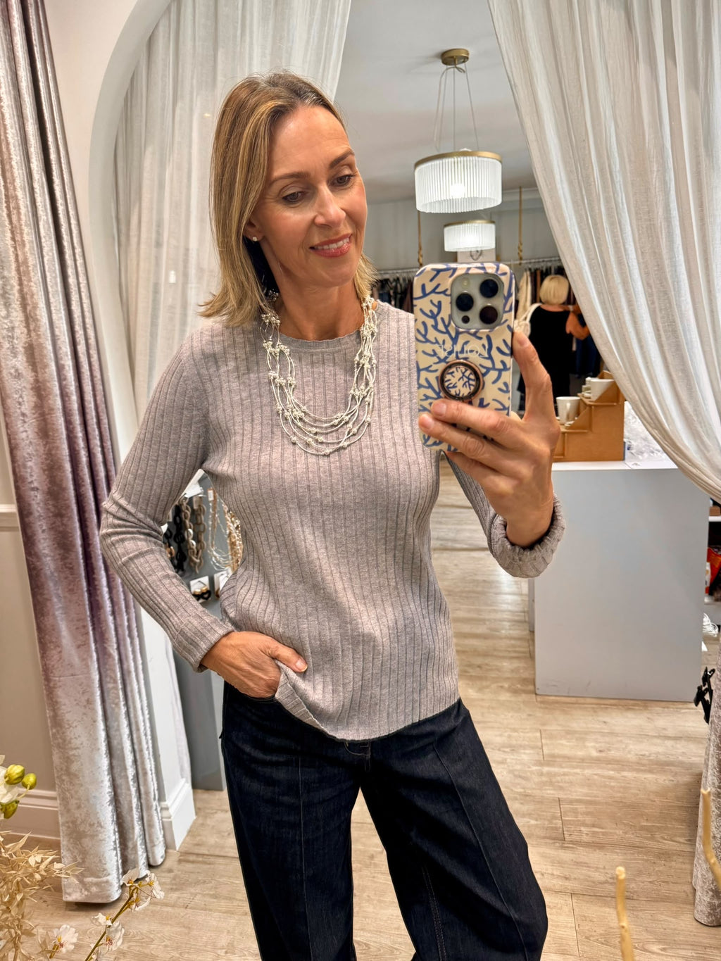 Tammy Ribbed Layering Top