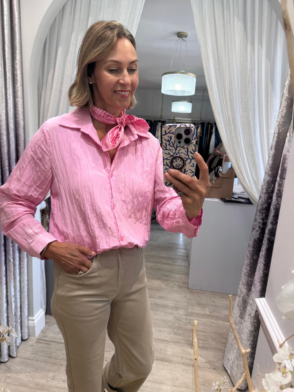 Genevieve Crinkle Shirt