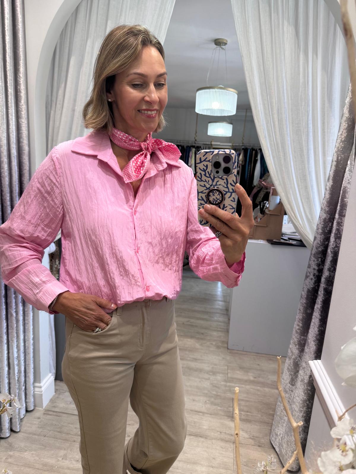 Genevieve Crinkle Shirt