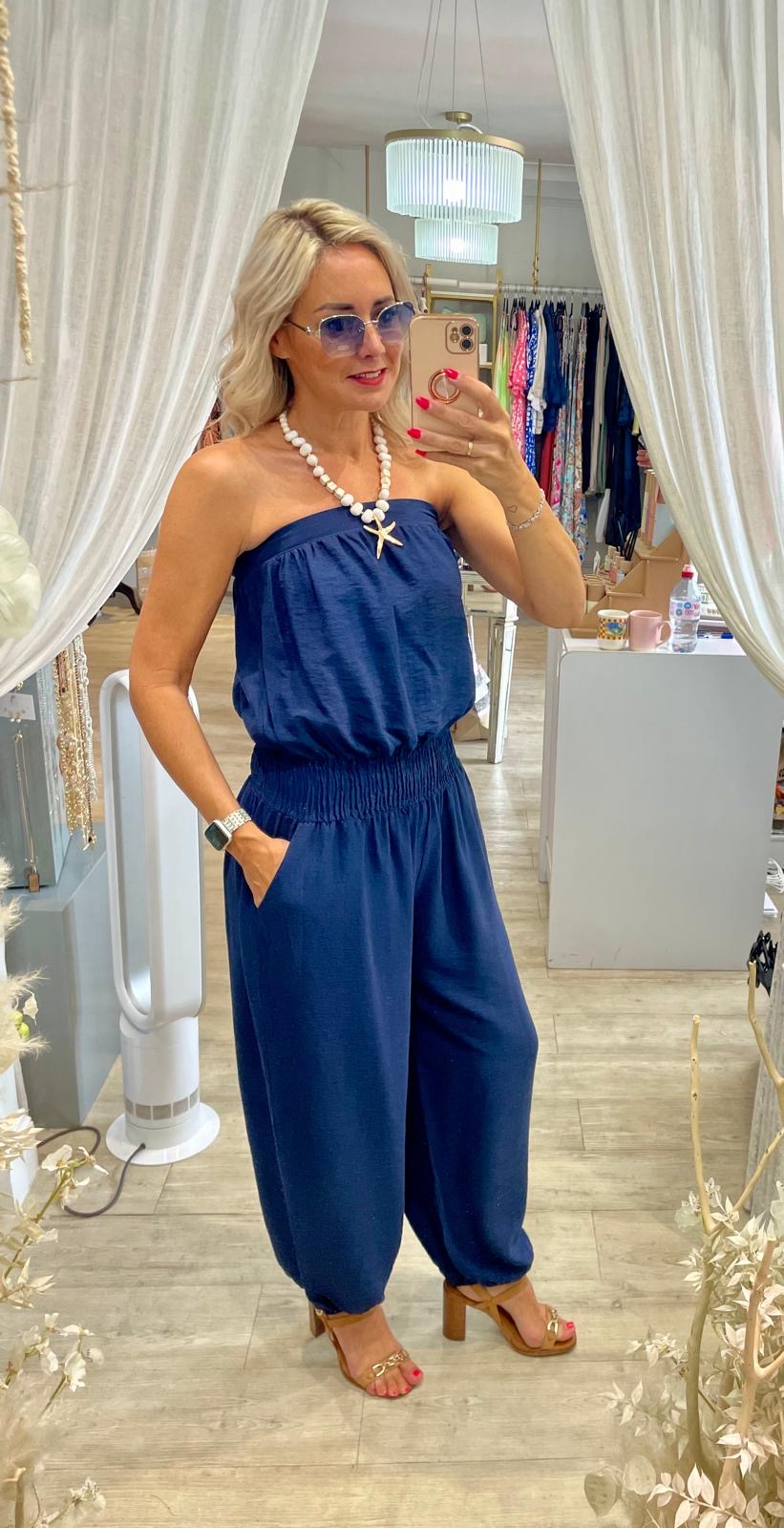 Saffron Bandeau Jumpsuit
