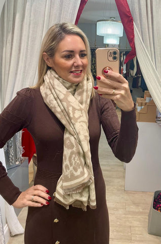 Animal Print Soft Scarf