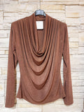 Drape Front Top