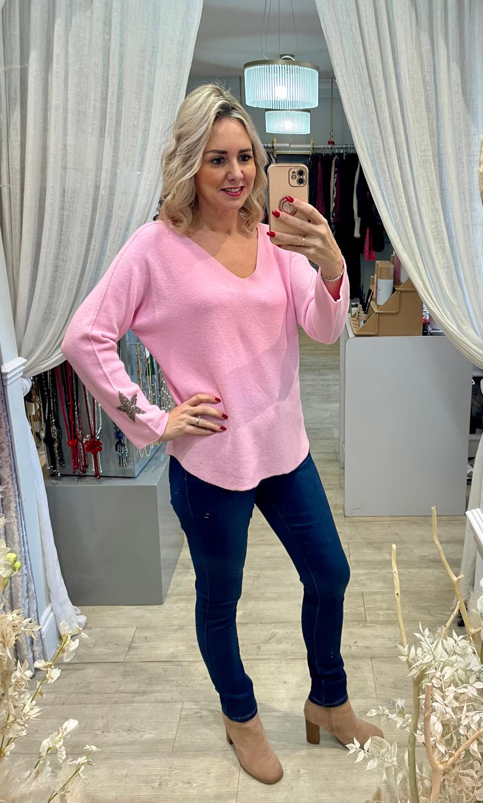 Glitter Star Jumper