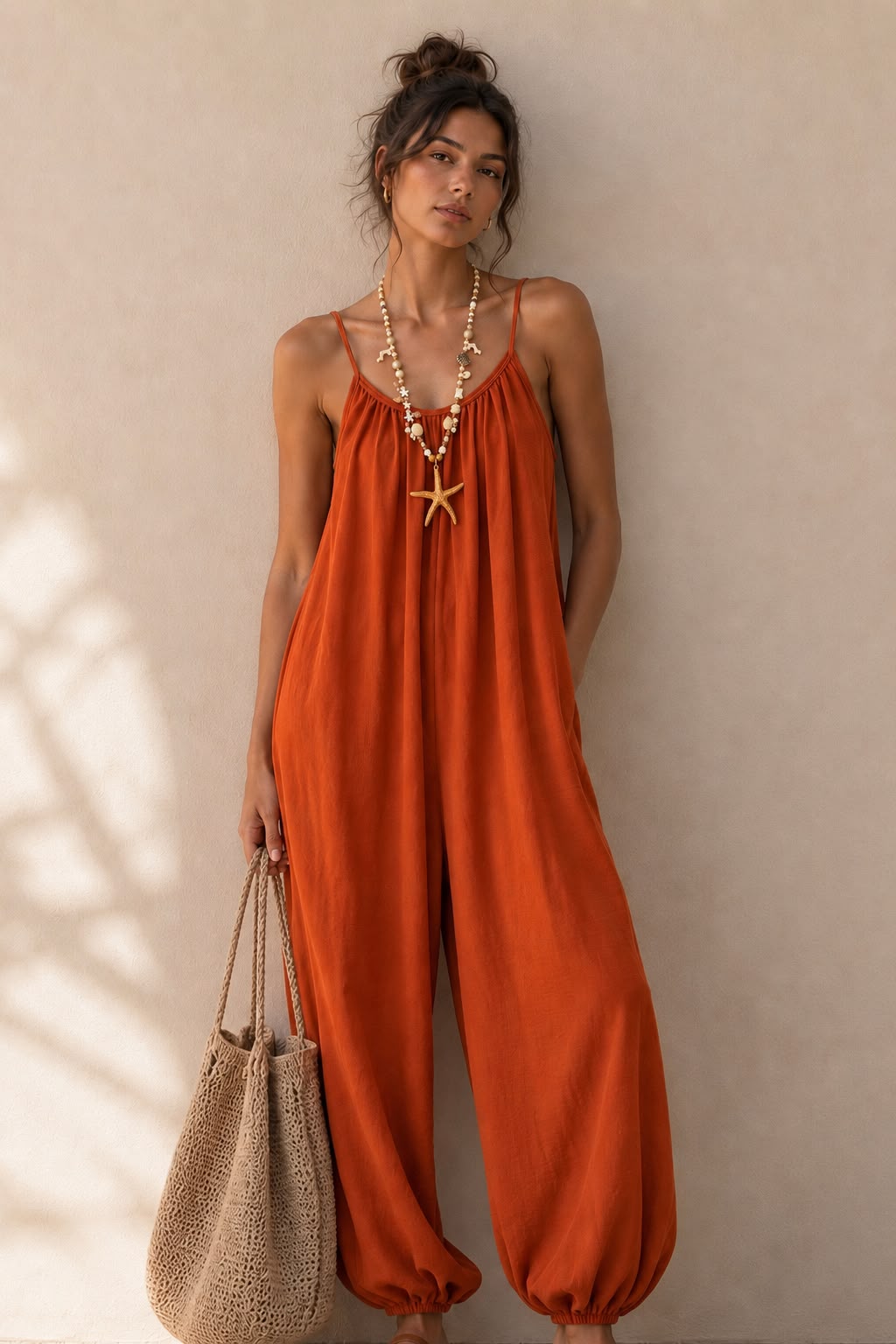 Matilda Plain Harem Jumpsuit