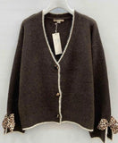 Animal Bow Cardigan