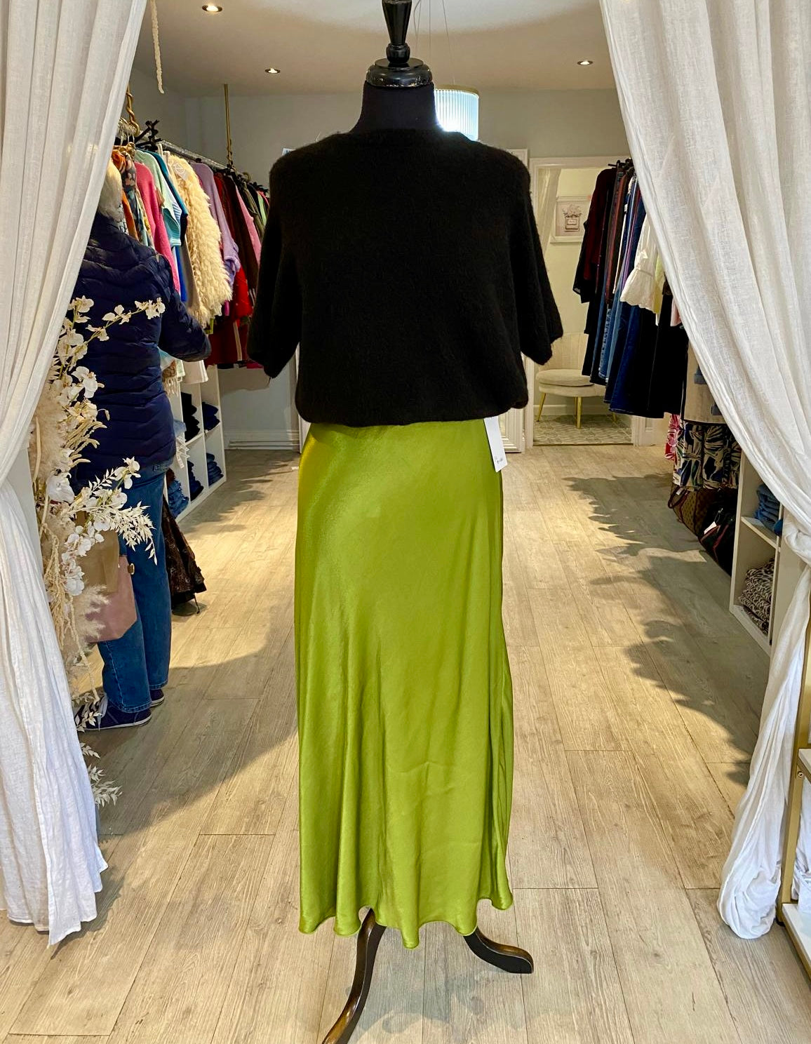 Satin Slip Skirt