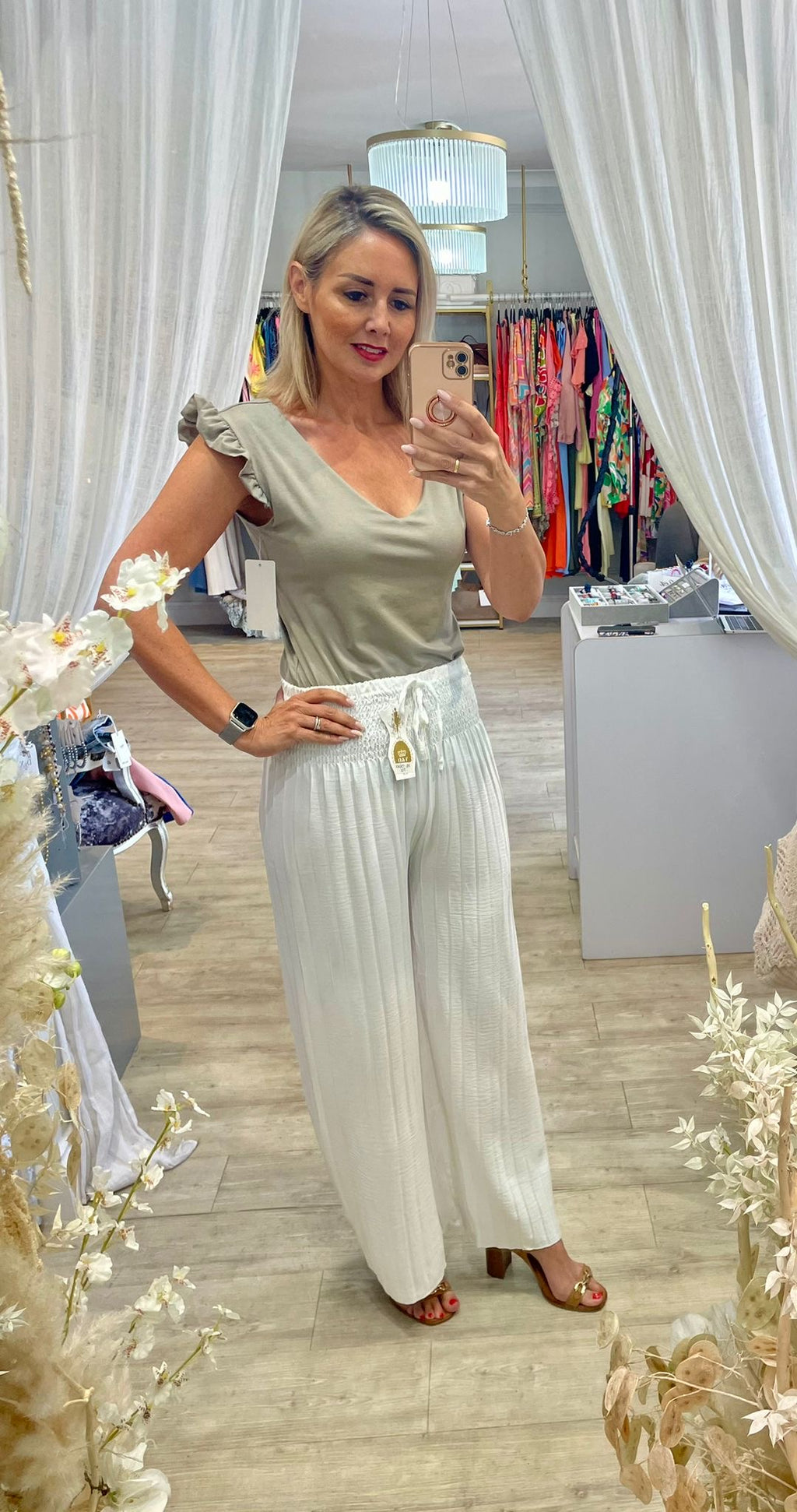 Frill Shoulder Zara Top