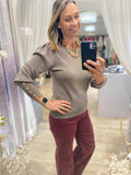 Button Sleeve jumper