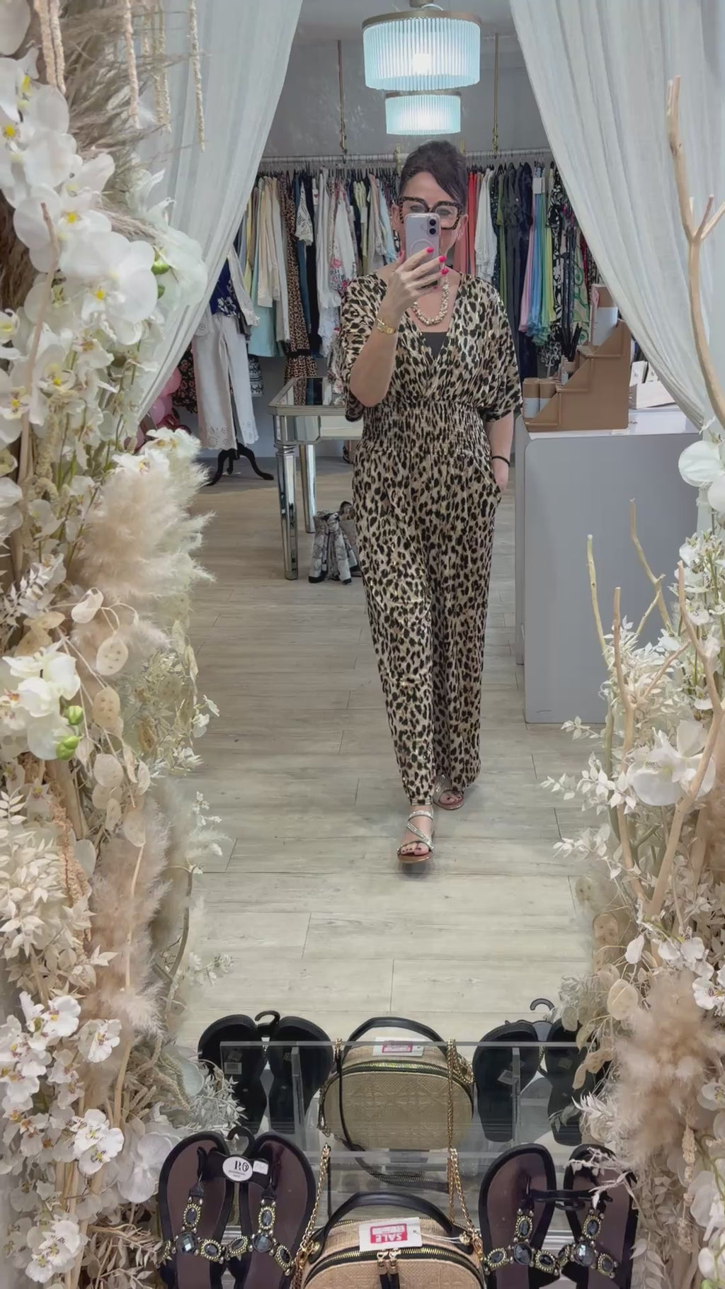 Vanessa Leopard Jumpsuit