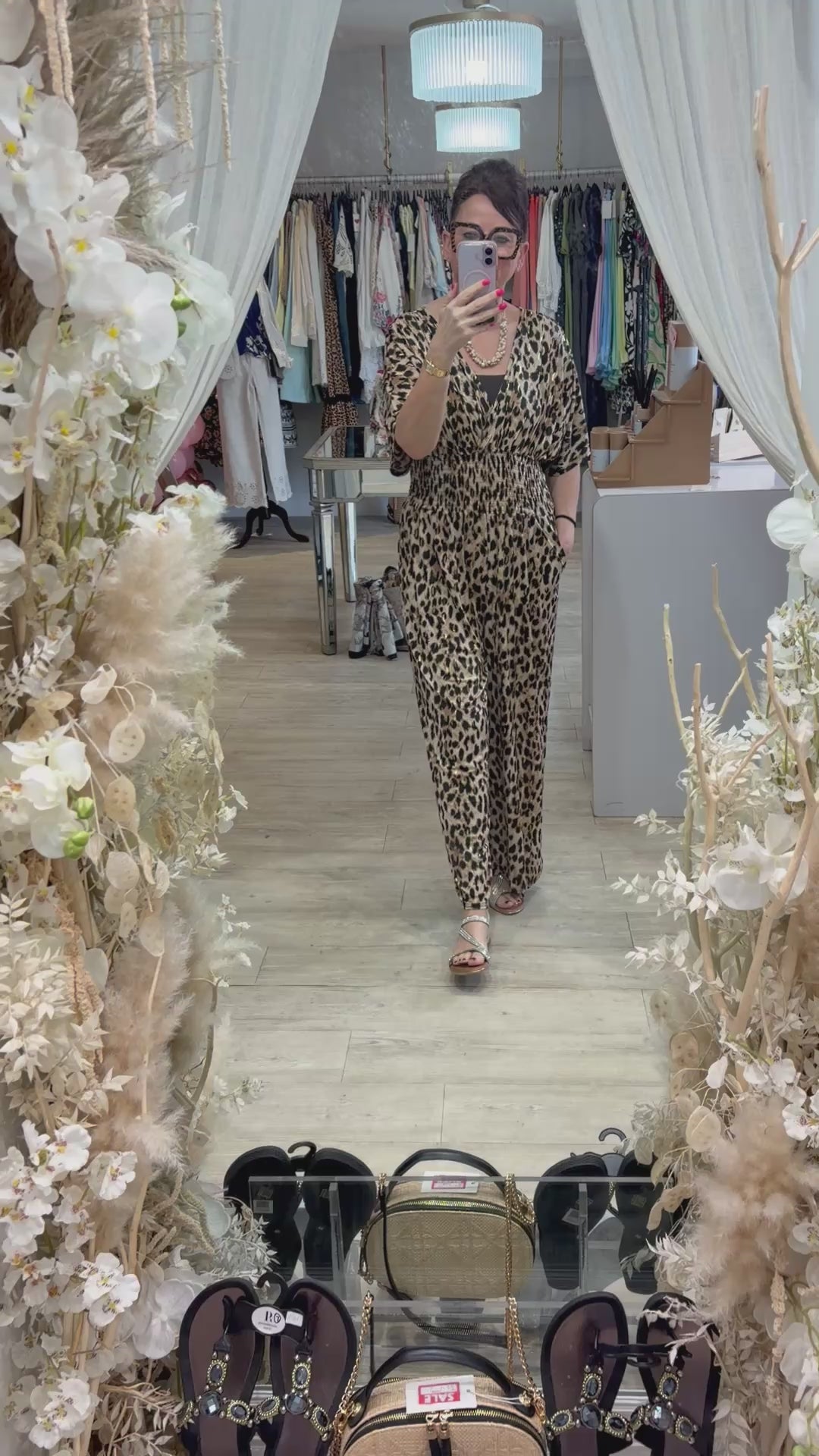 Vanessa Leopard Jumpsuit